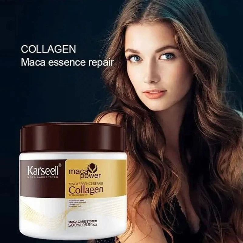 Karseell Collagen Hair Mask deep conditioning treatment jar for dry damaged and frizzy hair repair