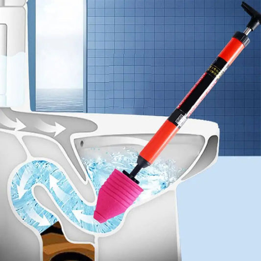High Pressure Toilet Plunger compressed air drain clearing tool for blocked toilets sinks and drains