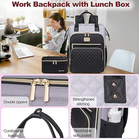 3-IN-1 Backpack with Lunch Bag