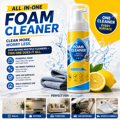Multifunctional Foam Cleaner Premium for Kitchen, Furniture, Car & Walls