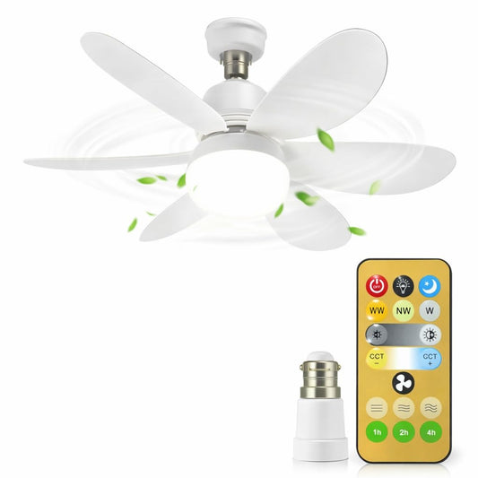 LED Ceiling Fan & Light with Remote
