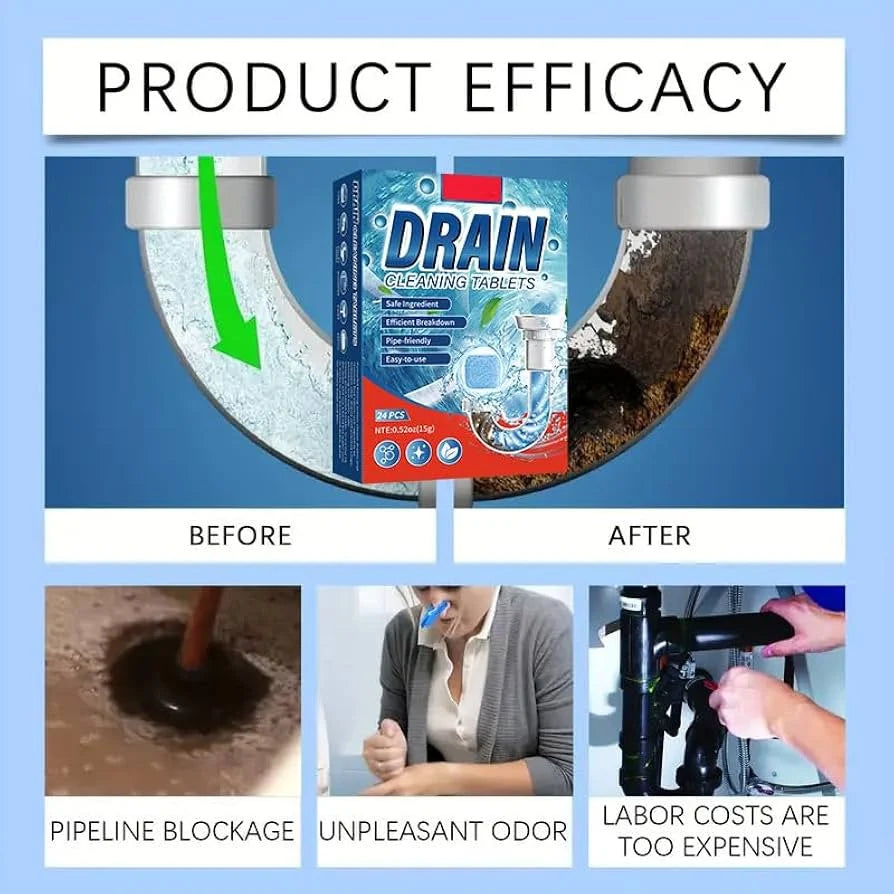 Premium Drain Cleaner Tablets