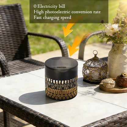 Retro Solar Outdoor Lanterns