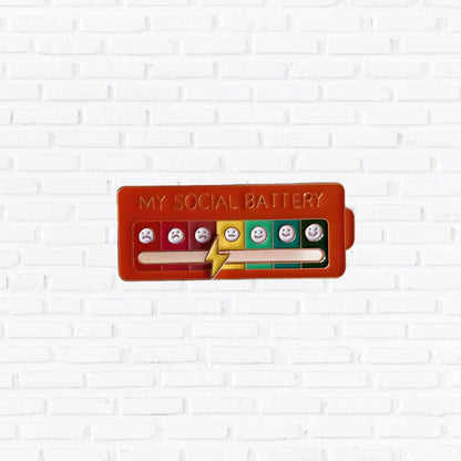 VibeMeter™ Social Battery Pin