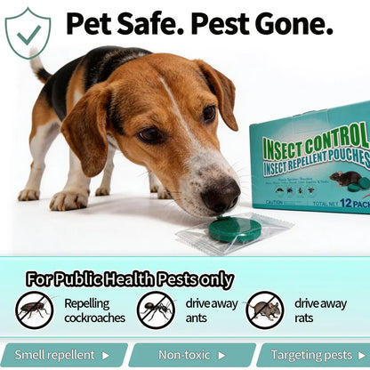 Super Butler Pest Defense Repellent Tablets – 12 Pack
