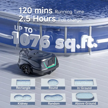 Cordless Robotic Pool Cleaner