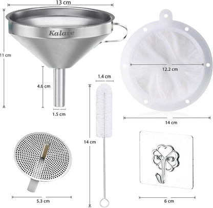 Premium Stainless Steel Funnel