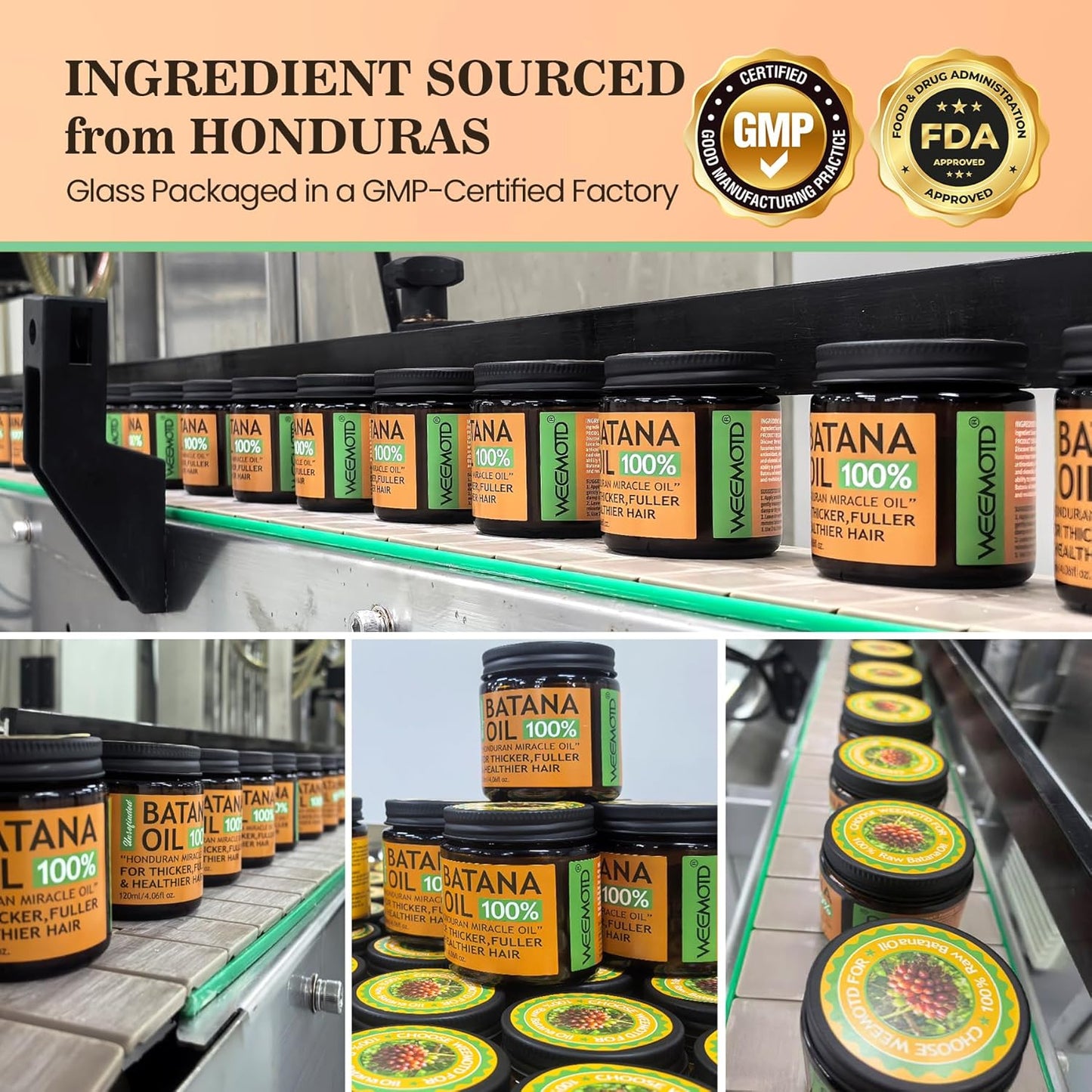 100% Raw Batana Oil for Hair