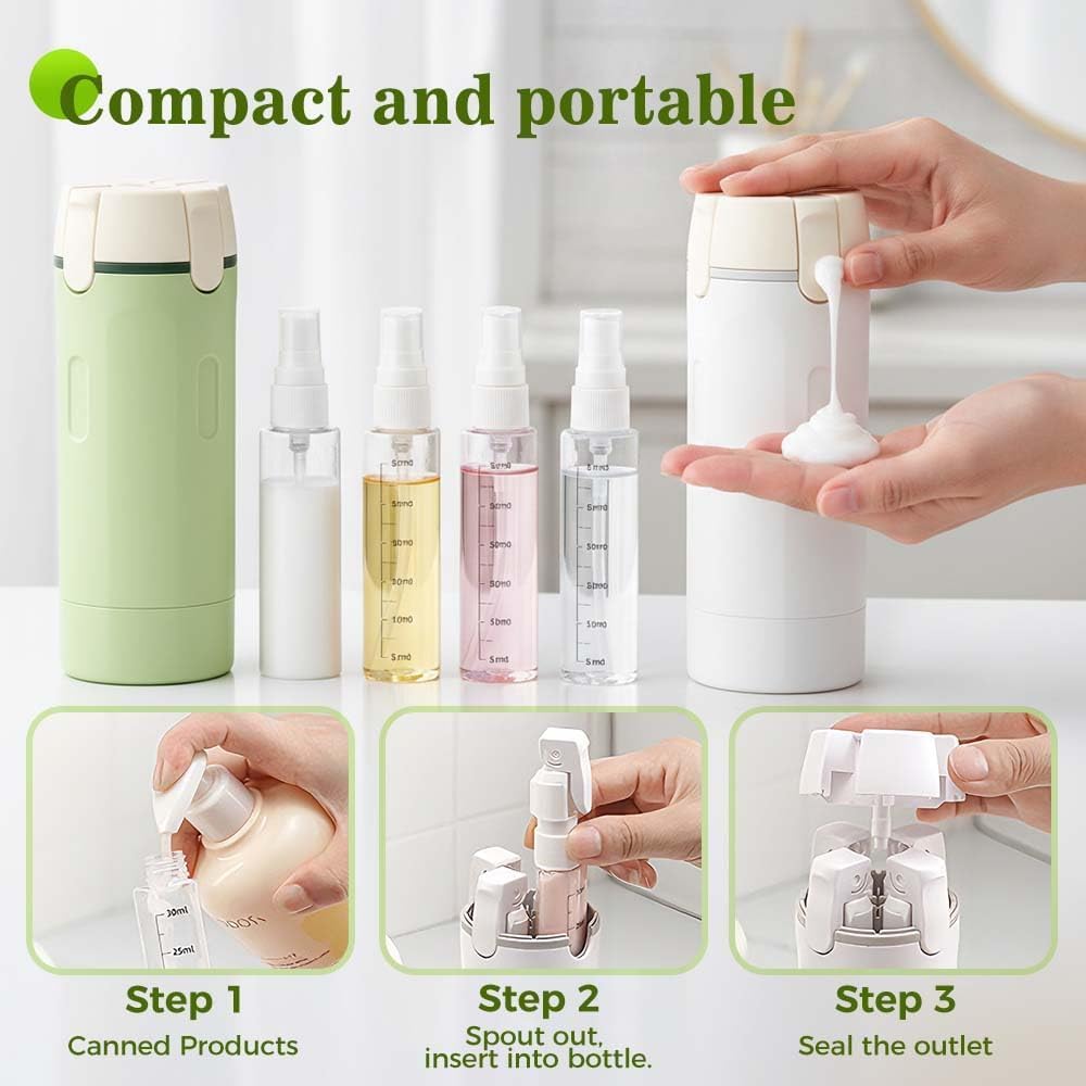 4-in-1 Travel Bottles for Toiletries