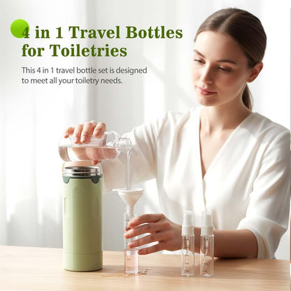 4-in-1 Travel Bottles for Toiletries