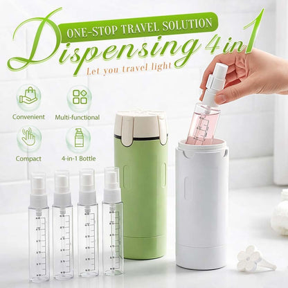 4-in-1 Travel Bottles for Toiletries