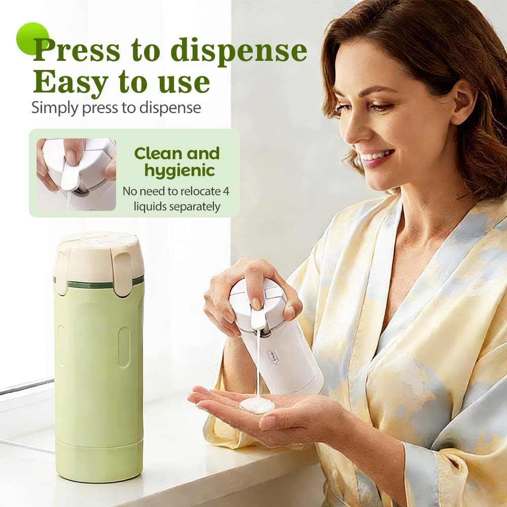 4-in-1 Travel Bottles for Toiletries