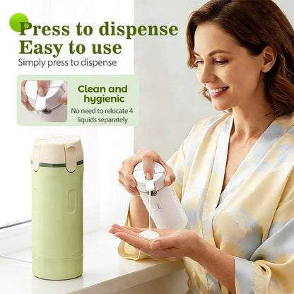 4-in-1 Travel Bottles for Toiletries