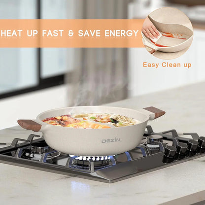Dual Sided Nonstick Hot Pot