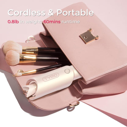 Rotating Curling Wand Anti-Scald & Tangle-Free for Easy Curls