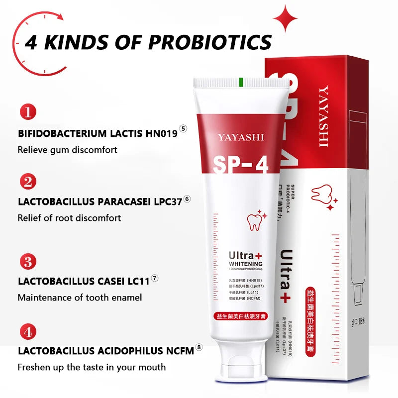 All Smiles -Brightening & Stain Removing Probiotic Toothpaste