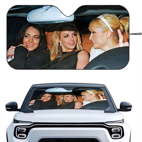 ICONIC BFFs Paris Lindsay Britney 2007 Car Sun Shade